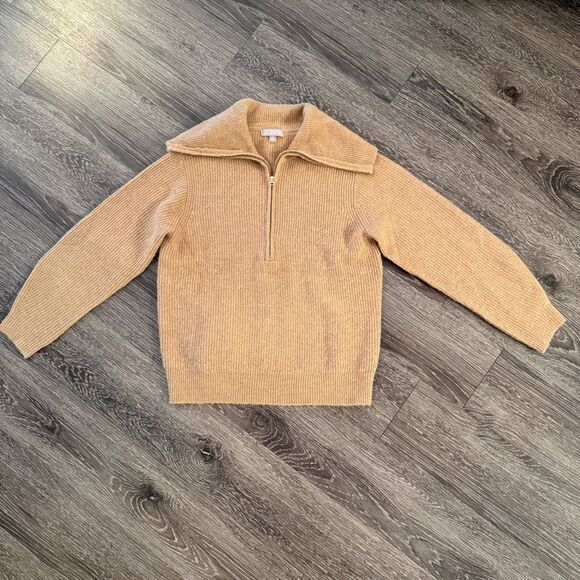 J. Crew Half-zip stretch sweater - Picture 1 of 8